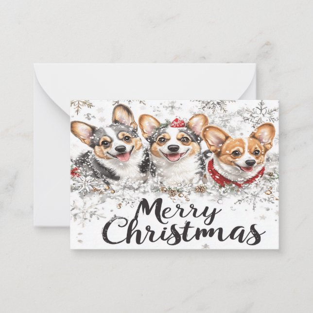 Corgi Christmas Cards (Front)