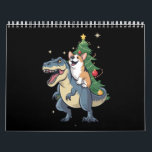 Corgi Christmas Dinosaur Tree Rex Holiday Xmas  Calendar<br><div class="desc">Corgi Christmas Dinosaur Tree Rex Holiday Xmas Gift</div>