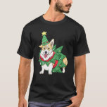 Corgi Christmas Dog Santa Xmas T-Shirt<br><div class="desc">Corgi Christmas Dog Santa Xmas</div>