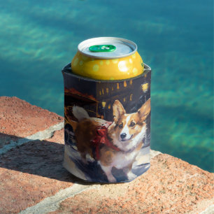 Corgi Christmas Festive Season Can Cooler