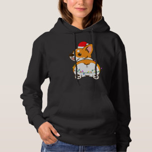 Corgi Christmas Merry Woofmas Corgmas Santa Corgi  Hoodie