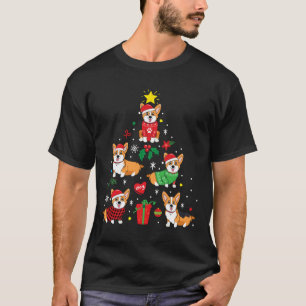 Corgi Christmas Ornament Tree T-Shirt