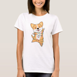Corgi Christmas Snow Winter Animals Corgis T-Shirt