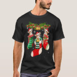 Corgi Christmas Socks Tree Light Xmas Santa Hat T-Shirt<br><div class="desc">Corgi Christmas Socks Tree Light Xmas Santa Hat</div>