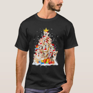 Corgi Christmas Tree Dog Santa Merry Corgmas Xmas  T-Shirt