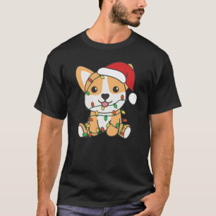 Corgi Christmas Winter Animals Dog T-Shirt