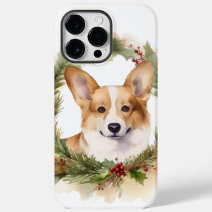 Corgi Christmas Wreath Festive Pup Case-Mate iPhone 14 Pro Max Case