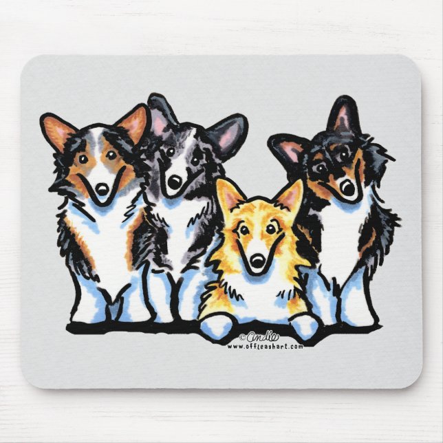 Corgi Clan Mouse Mat (Front)