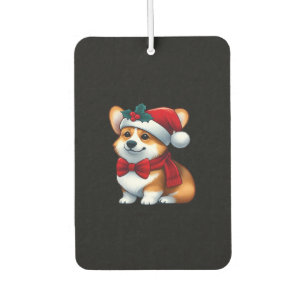 Corgi Claus A Pawsitively Merry Christmas Classic  Car Air Freshener