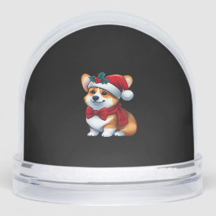 Corgi Claus A Pawsitively Merry Christmas Classic  Snowglobe