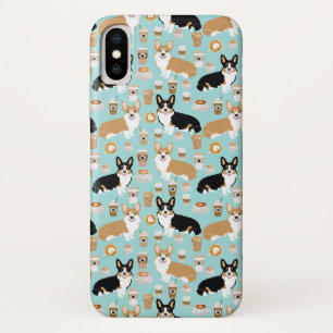 Corgi Coffee iPhone case - Cardigan corgis