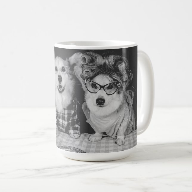 Corgi coffee mug (Front Right)