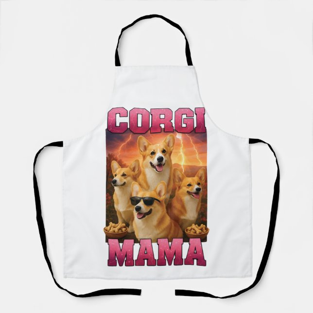 Corgi Copy Copy Apron (Front)