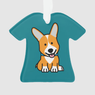 Corgi Corgis dog puppy doggy happy Pembroke Welsh Ornament