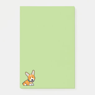 Corgi Corgis dog puppy doggy happy Pembroke Welsh Post-it Notes