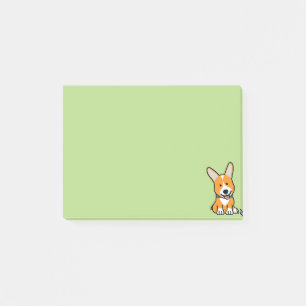 Corgi Corgis dog puppy doggy happy Pembroke Welsh Post-it Notes