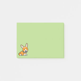 Corgi Corgis dog puppy doggy happy Pembroke Welsh Post-it Notes