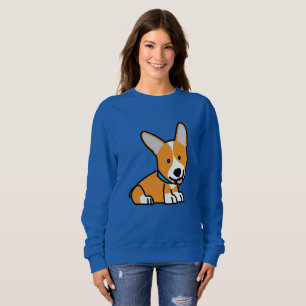 Corgi Corgis dog puppy doggy happy Pembroke Welsh Sweatshirt