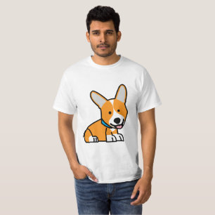 Corgi Corgis dog puppy doggy happy Pembroke Welsh T-Shirt