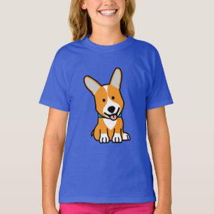 Corgi Corgis dog puppy doggy happy Pembroke Welsh T-Shirt