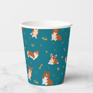 Corgi Cute Pattern   Paper Cups