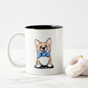 Corgi Cutie Two-Tone Coffee Mug