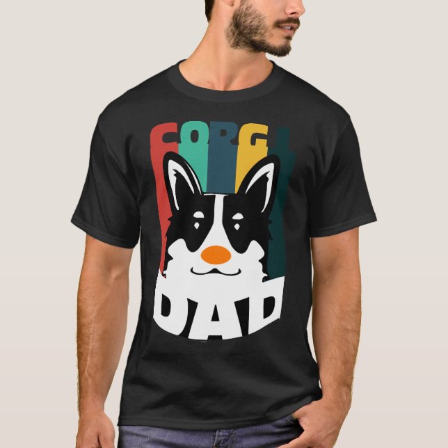 Corgi Dad  550 T-Shirt (Front)