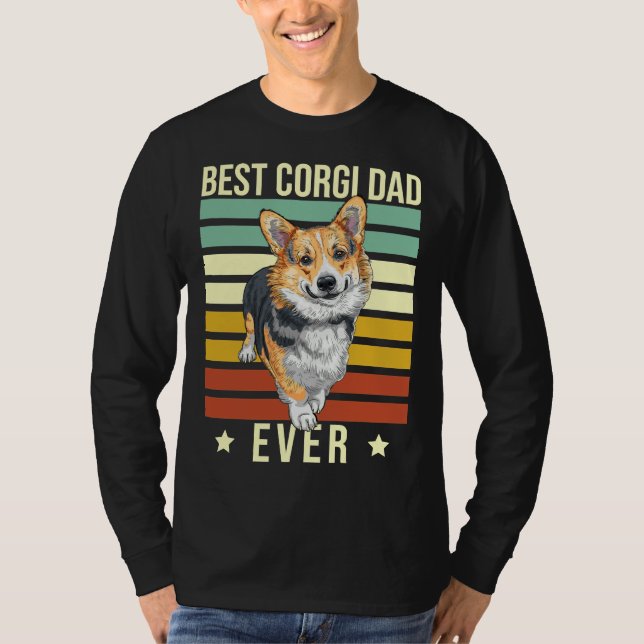 Corgi Dad Best Corgi Ever T-Shirt (Front)