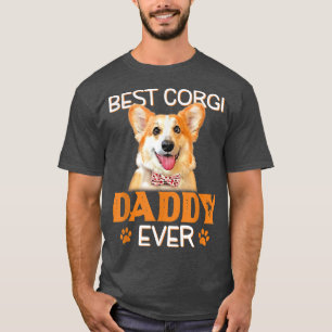 Corgi Dad Funny Father's Day Dog Lover Best T-Shirt