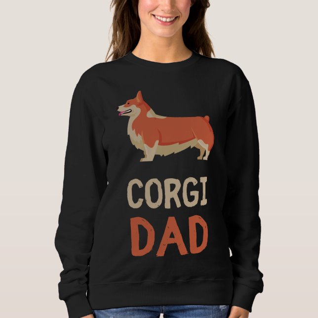 Corgi Dad Funny Original Sweatshirt (Front)