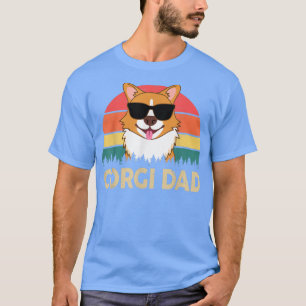 Corgi Dad Funny Pembroke Welsh Corgi Gift for Love T-Shirt