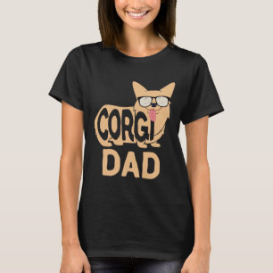 Corgi Dad Men Pembroke Welsh Corgi Pet Dog   723 T-Shirt