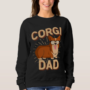 Corgi Dad Men Pembroke Welsh Corgi Pet Dog Sweatshirt