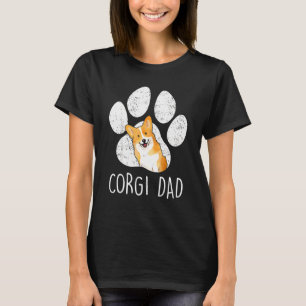 Corgi Dad Papa Daddy Father For Fatheru2019s Day M T-Shirt