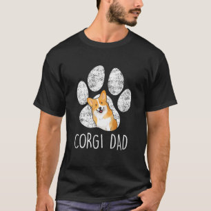 Corgi Dad Papa Daddy Father For Fatheru2019s Day P T-Shirt