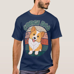 Corgi Dad Pembroke Welsh Corgi Dog Lovers Owner Do T-Shirt