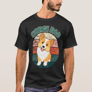 Corgi Dad Pembroke Welsh Corgi Dog Owner Doggy Do T-Shirt