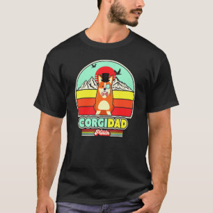 Corgi Dad  Retro Style T-Shirt