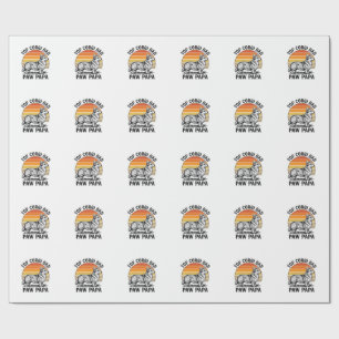 Corgi Dad Shirt Vintage Sunset Dog Papa Gift_1 Wrapping Paper