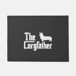 Corgi Dad the Corgfather Funny Corgi Lover Shirt G Doormat