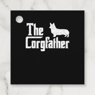 Corgi Dad the Corgfather Funny Corgi Lover Shirt G Favour Tags