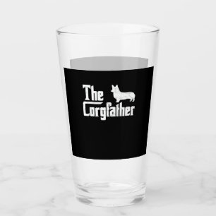 Corgi Dad the Corgfather Funny Corgi Lover Shirt G Glass