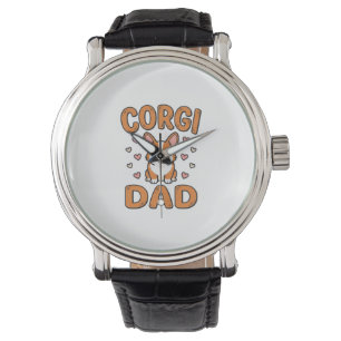 Corgi Dad Vintage Engraving Dog Lover Shirt_1 Watch