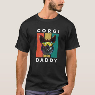 Corgi Daddy Vintage Corgi Dog Crypto Btc Bitcoin P T-Shirt