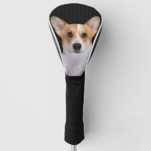 Corgi Dark Grey Golf Head Cover