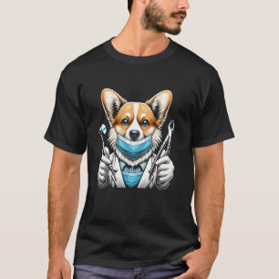 Corgi Dentistry Dental Teeth Doctor T-Shirt