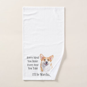 Corgi Dish Towel
