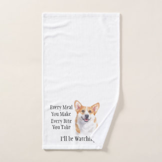 Corgi Dish Towel