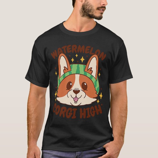 Corgi Dog 8 T-Shirt (Front)