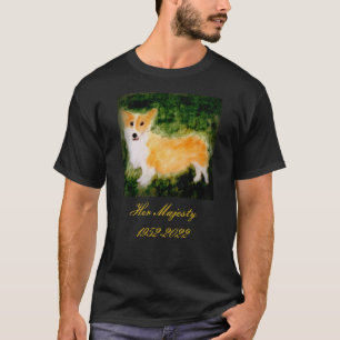 Corgi Dog Art Jubilee Year T-Shirt